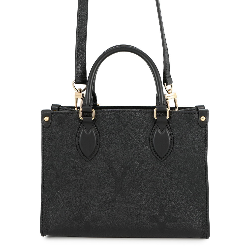 Louis Vuitton Monogram Empreinte OnTheGo Handbag Black Bag